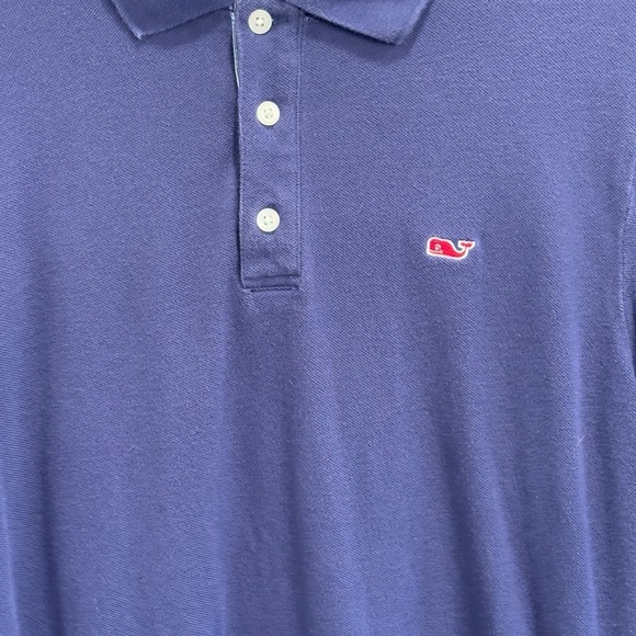 Vineyard Vines for Target Navy Mens Polo Size Medium 100% Cotton - Picture 3 of 6